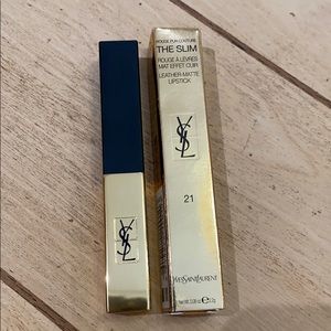 YSL the slim 21 leather matte lipstick
